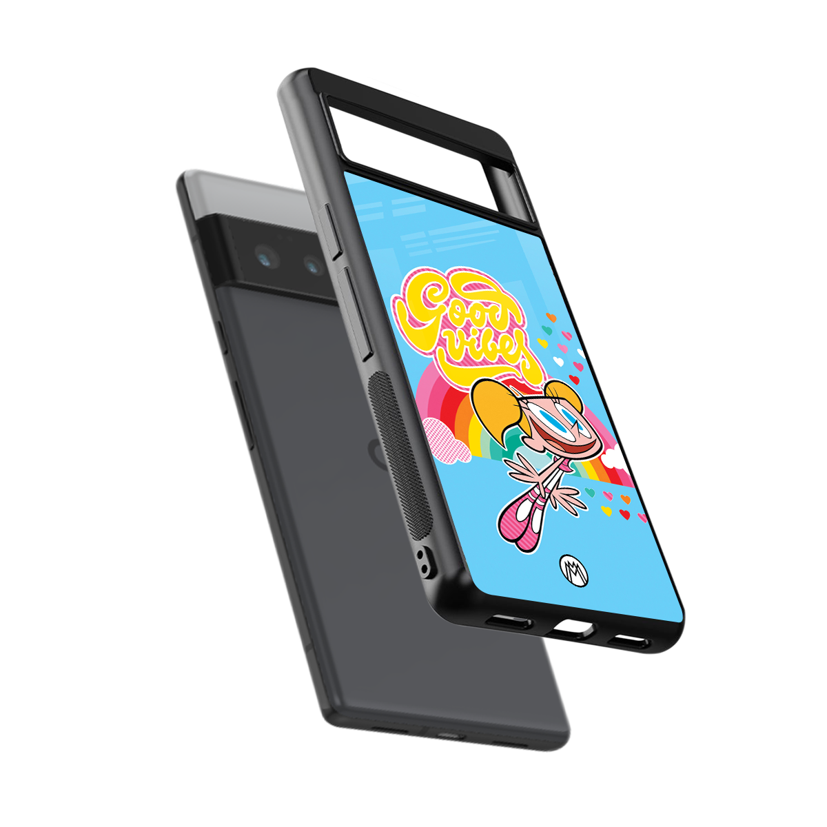 deedee good vibes back phone cover | glass case for google pixel 6 pro