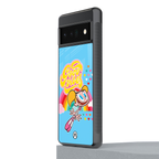 deedee good vibes back phone cover | glass case for google pixel 6 pro