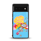 deedee good vibes back phone cover | glass case for google pixel 6