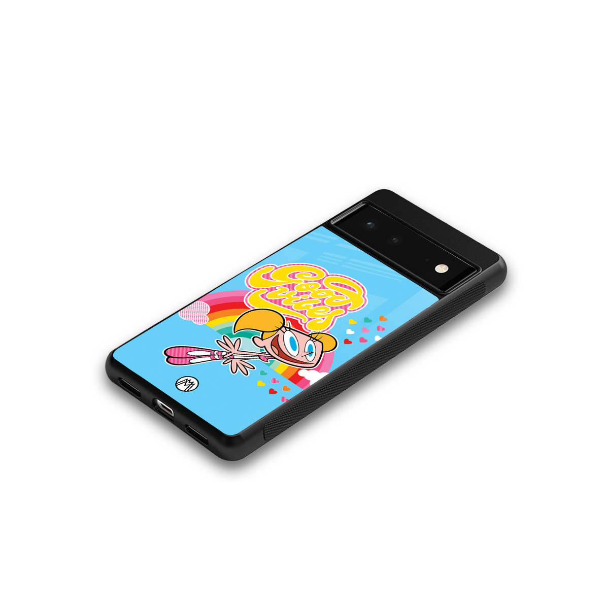 deedee good vibes back phone cover | glass case for google pixel 6