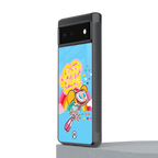 deedee good vibes back phone cover | glass case for Google Pixel 6A