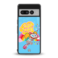 deedee good vibes back phone cover | glass case for google pixel 7 pro