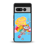 deedee good vibes back phone cover | glass case for google pixel 7 pro