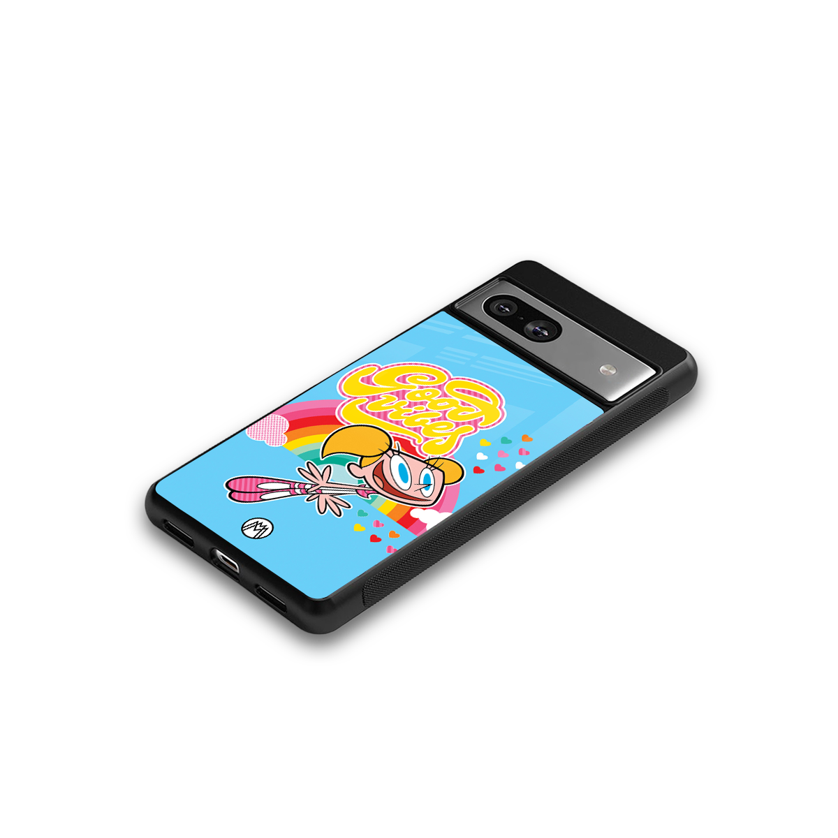 deedee good vibes back phone cover | glass case for Google Pixel 7