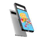 deedee good vibes back phone cover | glass case for google pixel 8 pro