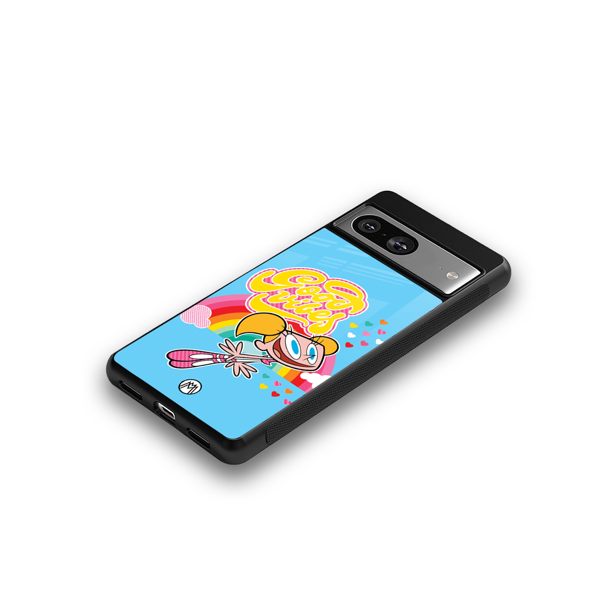 deedee good vibes back phone cover | glass case for Google Pixel 8