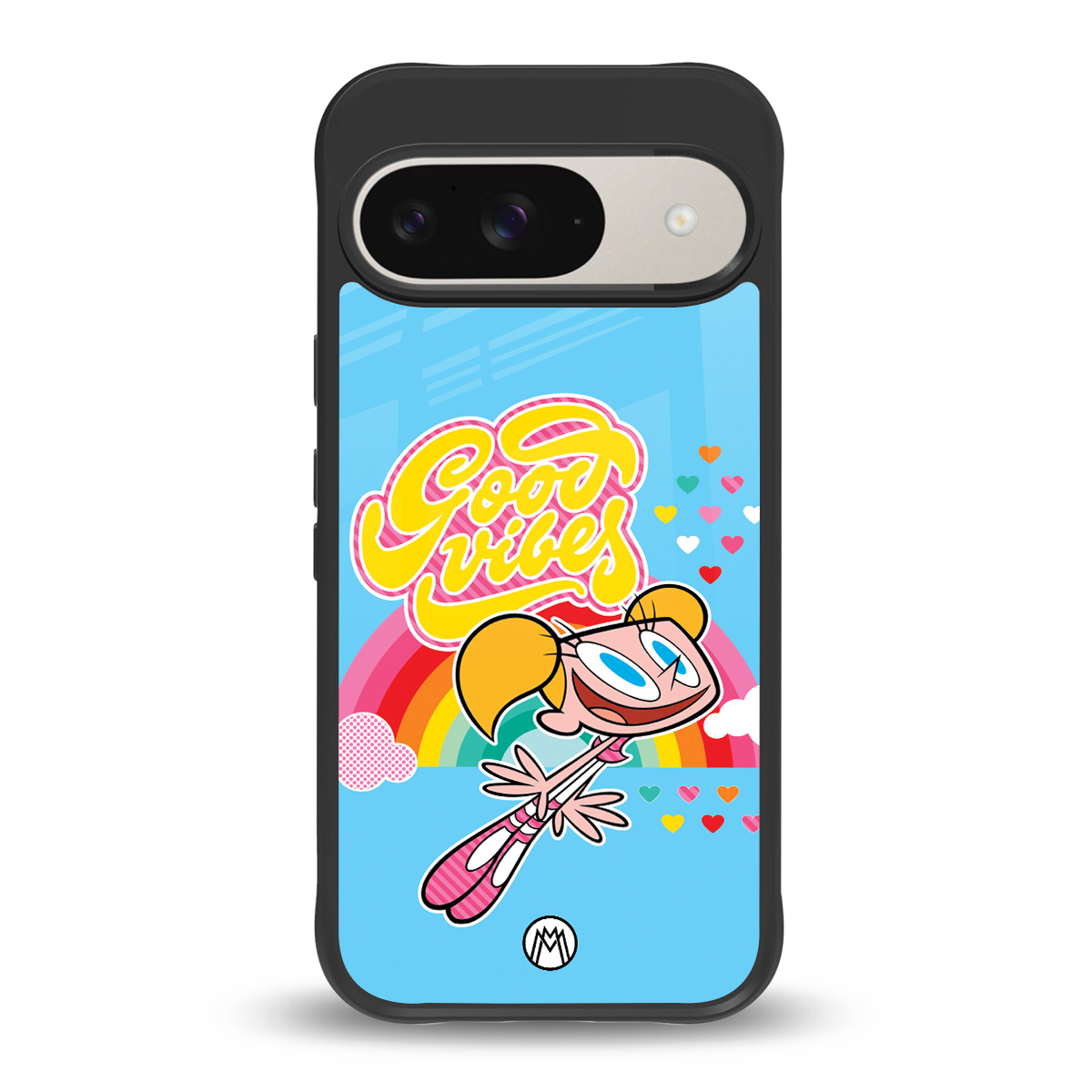 deedee good vibes back phone cover | glass case for google pixel 9