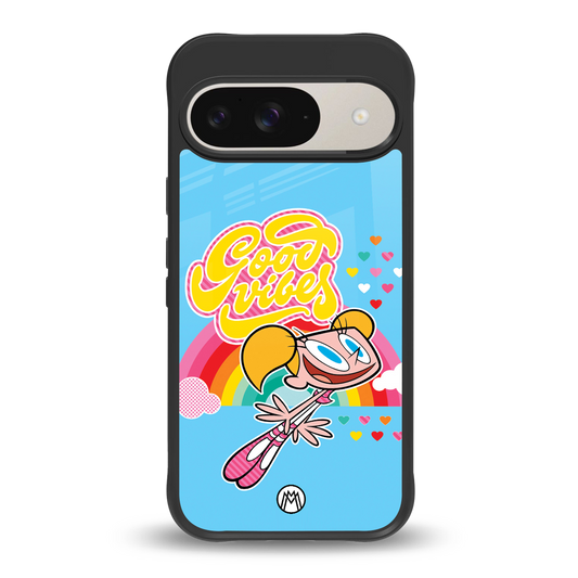 deedee good vibes back phone cover | glass case for google pixel 9
