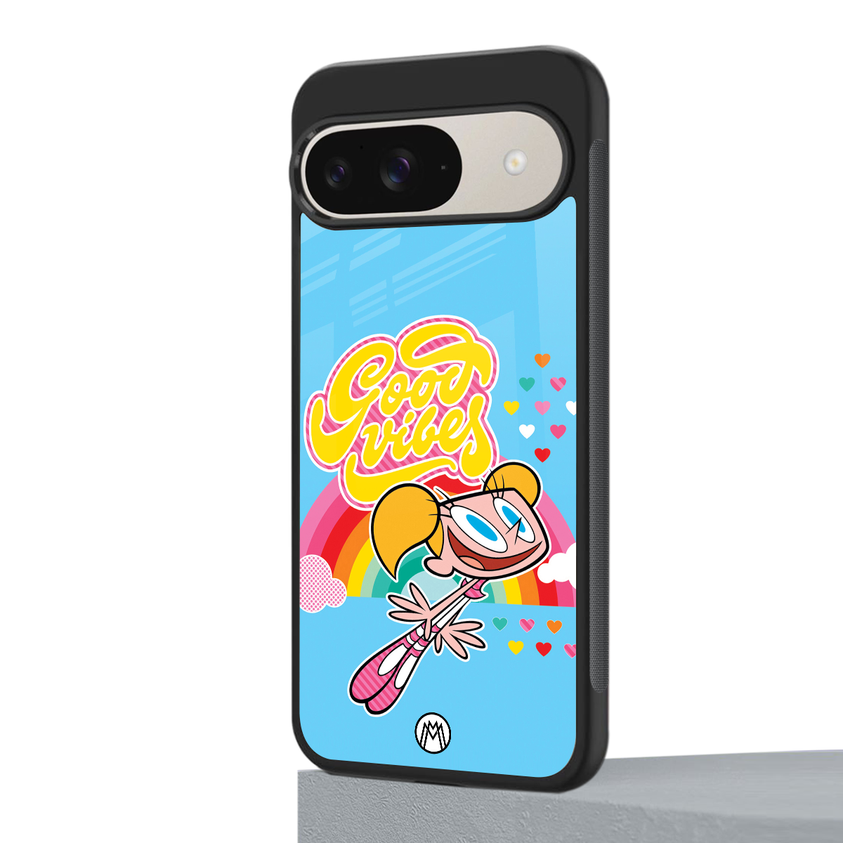 deedee good vibes back phone cover | glass case for google pixel 9