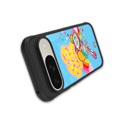 deedee good vibes back phone cover | glass case for google pixel 9