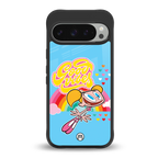 deedee good vibes back phone cover | glass case for google pixel 9 pro