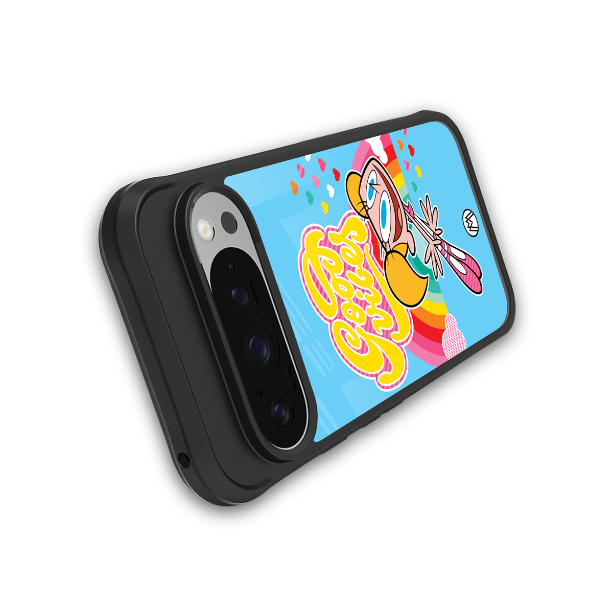 deedee good vibes back phone cover | glass case for google pixel 9 pro