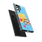 deedee good vibes back phone cover | glass case for samsung galaxy s23 ultra