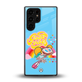 deedee good vibes back phone cover | glass case for samsung galaxy s25 ultra