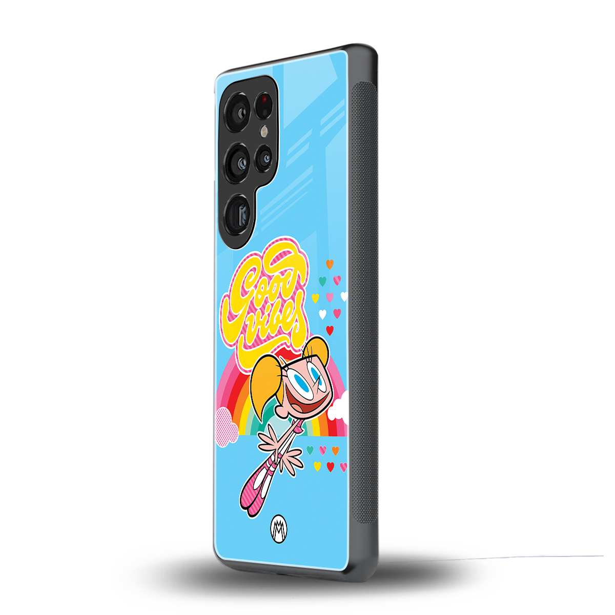 deedee good vibes back phone cover | glass case for samsung galaxy s25 ultra