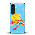 deedee good vibes back phone cover | glass case for samsung galaxy s23
