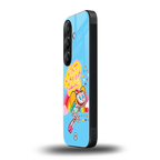 deedee good vibes back phone cover | glass case for samsung galaxy s23