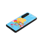 deedee good vibes back phone cover | glass case for samsung galaxy s23