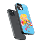 deedee good vibes back phone cover | glass case for iphone 15