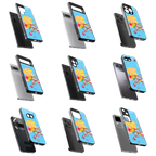 Durable Glass Back Mobile Case for iPhone, Samsung, OnePlus, Google Pixel, Redmi, Vivo, Oppo