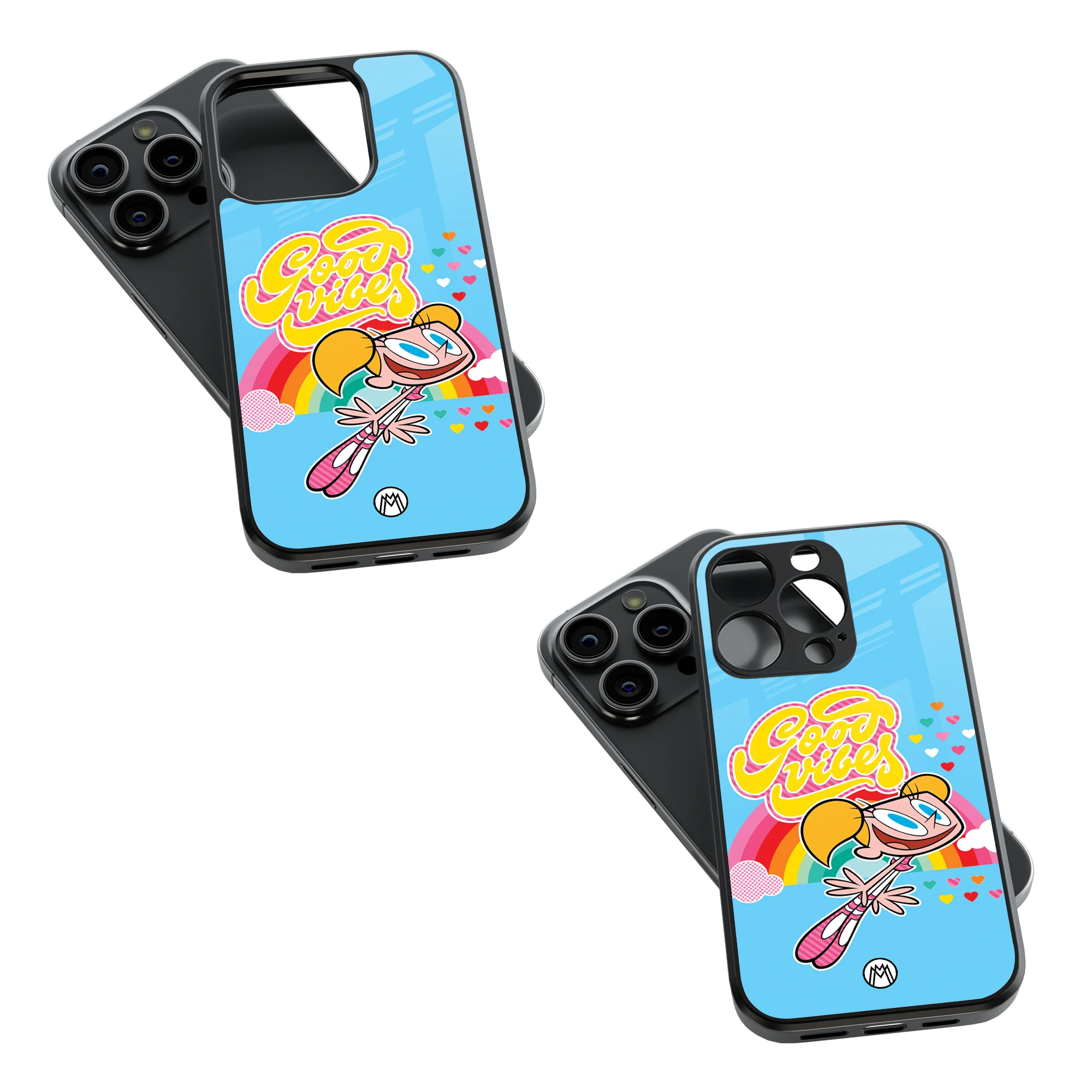 Trendy Glass Back Mobile Case for iPhone, Samsung, Redmi, OnePlus, Google Pixel, Motorola