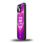 delulu is the solulu back phone cover | glass case for iphone 13 mini