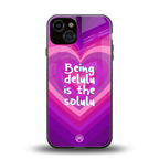 delulu is the solulu back phone cover | glass case for iphone 13