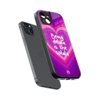 delulu is the solulu back phone cover | glass case for iphone 15 plus