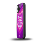 delulu is the solulu back phone cover | glass case for iphone 16 plus