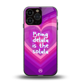 delulu is the solulu back phone cover | glass case for iphone 16 pro max
