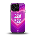 delulu is the solulu back phone cover | glass case for iphone 16 pro