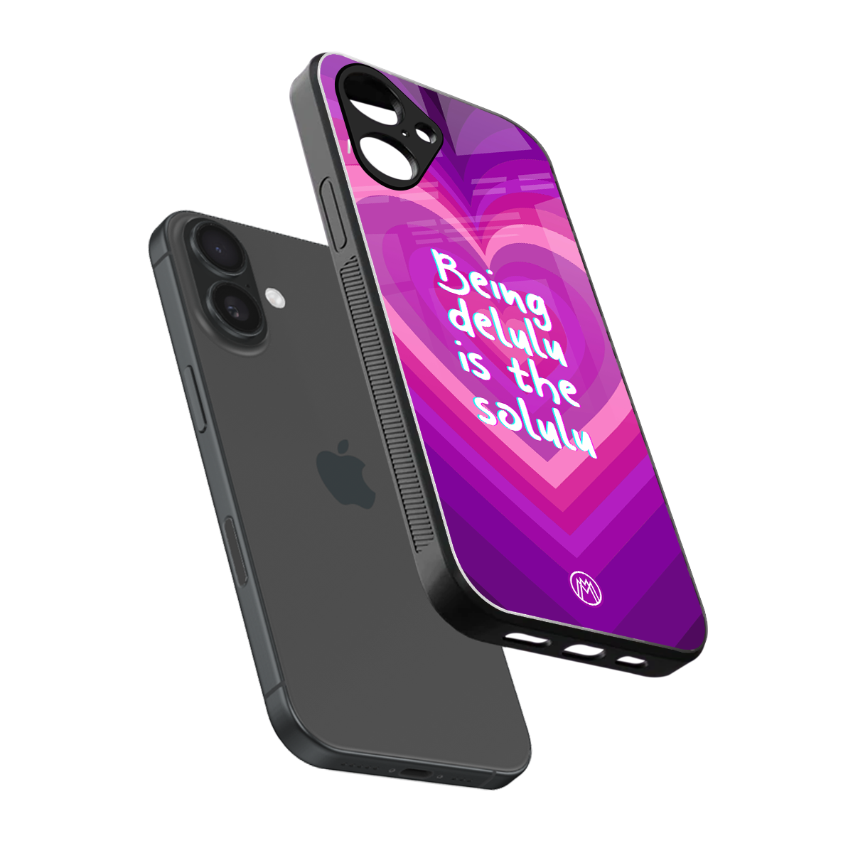 delulu is the solulu back phone cover | glass case for iphone 16