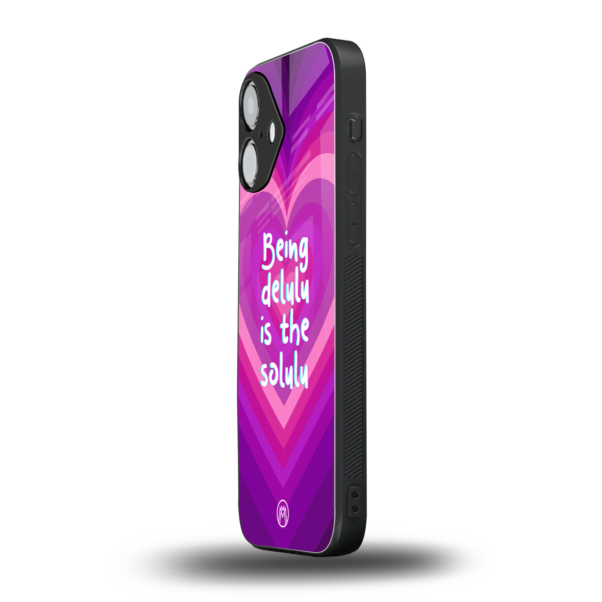 delulu is the solulu back phone cover | glass case for iphone 16