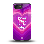 delulu is the solulu back phone cover | glass case for iphone 16e