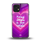 delulu is the solulu back phone cover | glass case for nothing phone 1