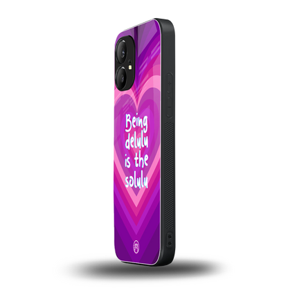delulu is the solulu back phone cover | glass case for nothing phone 1