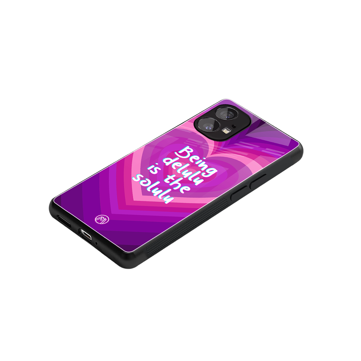delulu is the solulu back phone cover | glass case for nothing phone 1