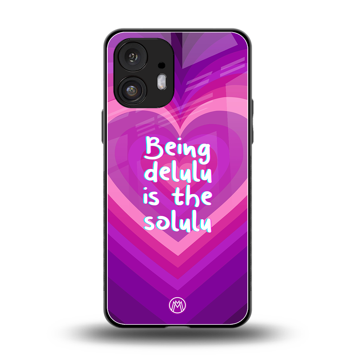 delulu is the solulu back phone cover | glass case for nothing phone 2