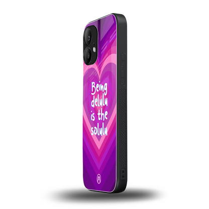 delulu is the solulu back phone cover | glass case for nothing phone 2