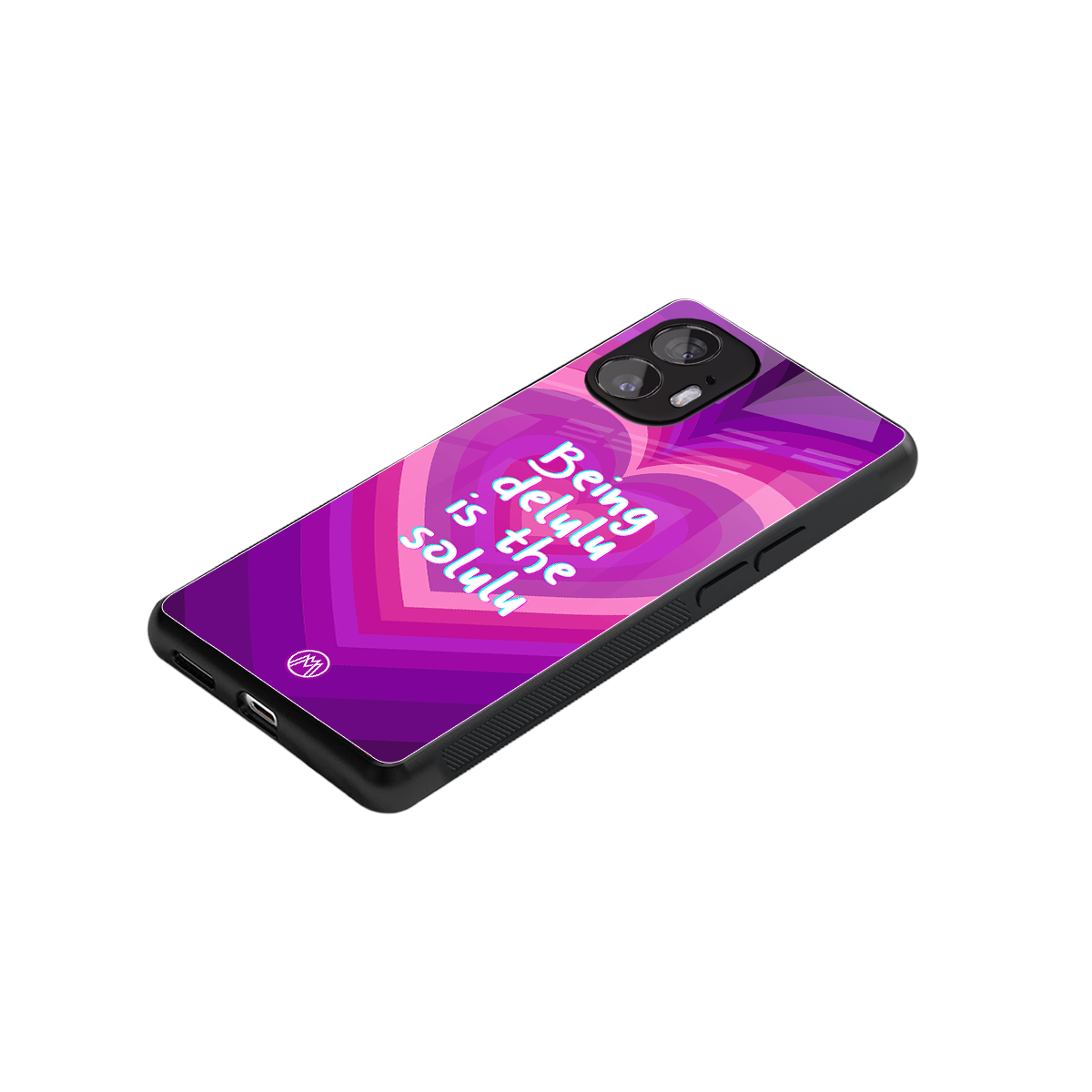 delulu is the solulu back phone cover | glass case for nothing phone 2