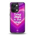 delulu is the solulu back phone cover | glass case for oneplus nord 3