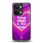 delulu is the solulu back phone cover | glass case for oneplus nord 3
