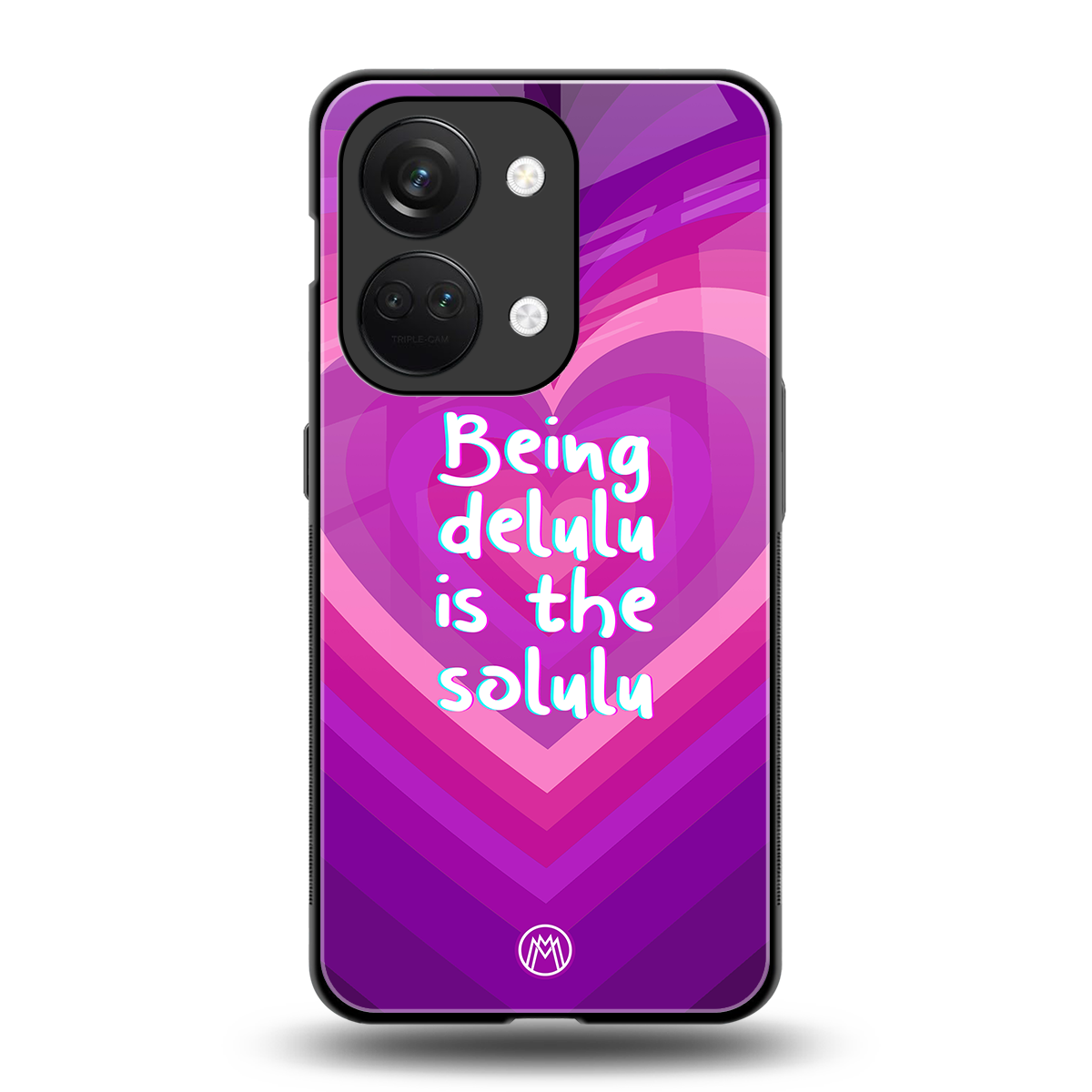 delulu is the solulu back phone cover | glass case for oneplus nord 3