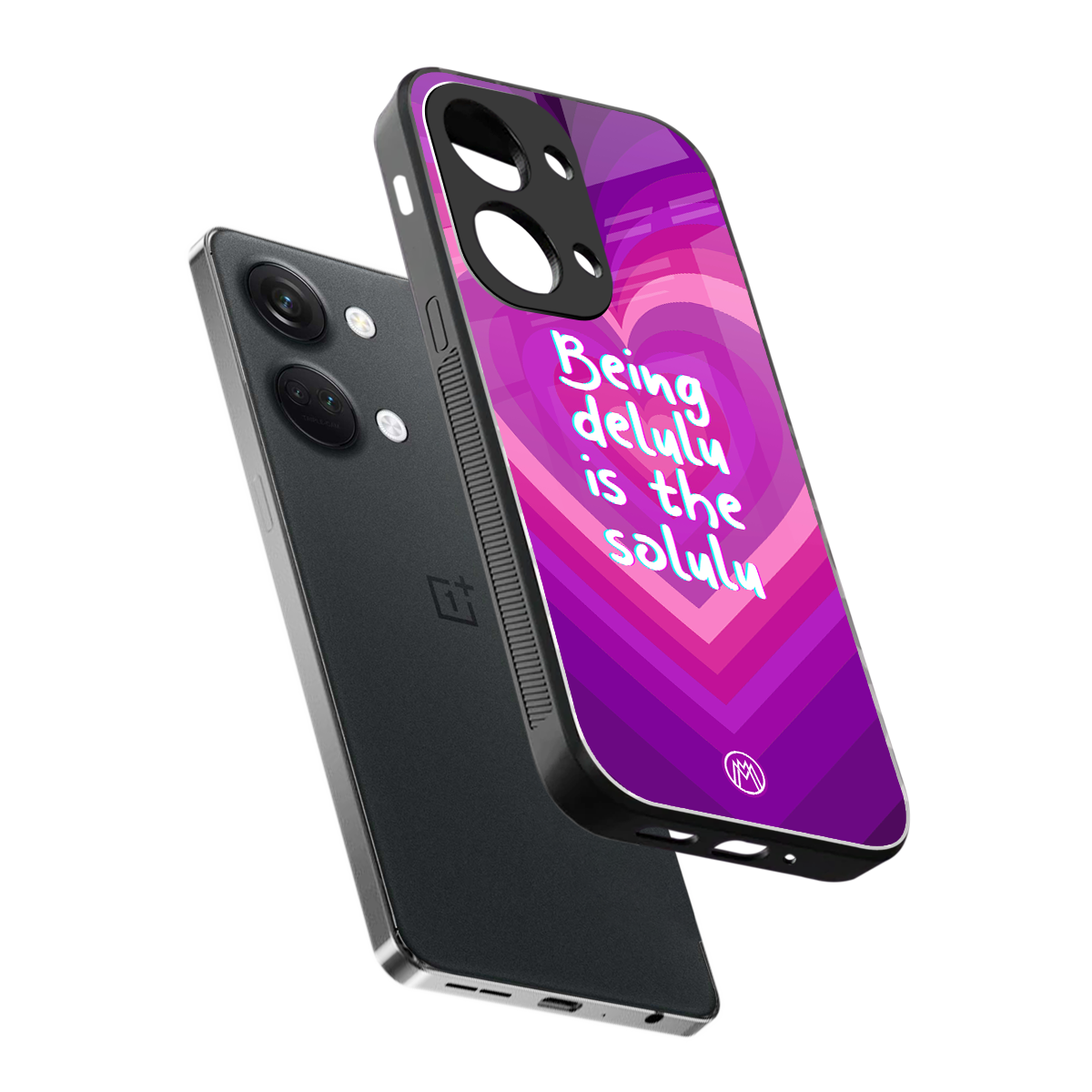 delulu is the solulu back phone cover | glass case for oneplus nord 3
