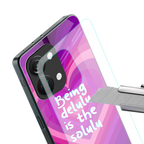 delulu is the solulu back phone cover | glass case for oneplus nord 3