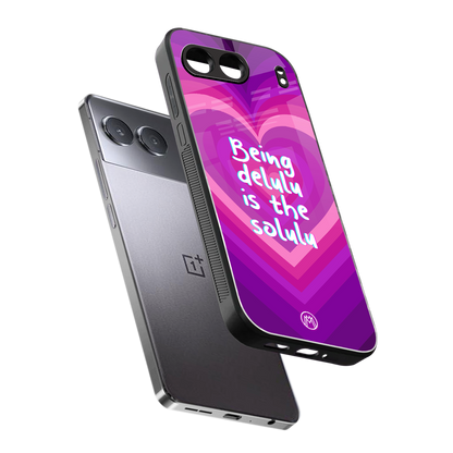 delulu is the solulu back phone cover | glass case for oneplus nord 4