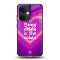 delulu is the solulu back phone cover | glass case for oneplus nord ce 3