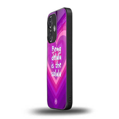 delulu is the solulu back phone cover | glass case for oneplus nord ce 3