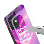 delulu is the solulu back phone cover | glass case for oneplus nord ce 3