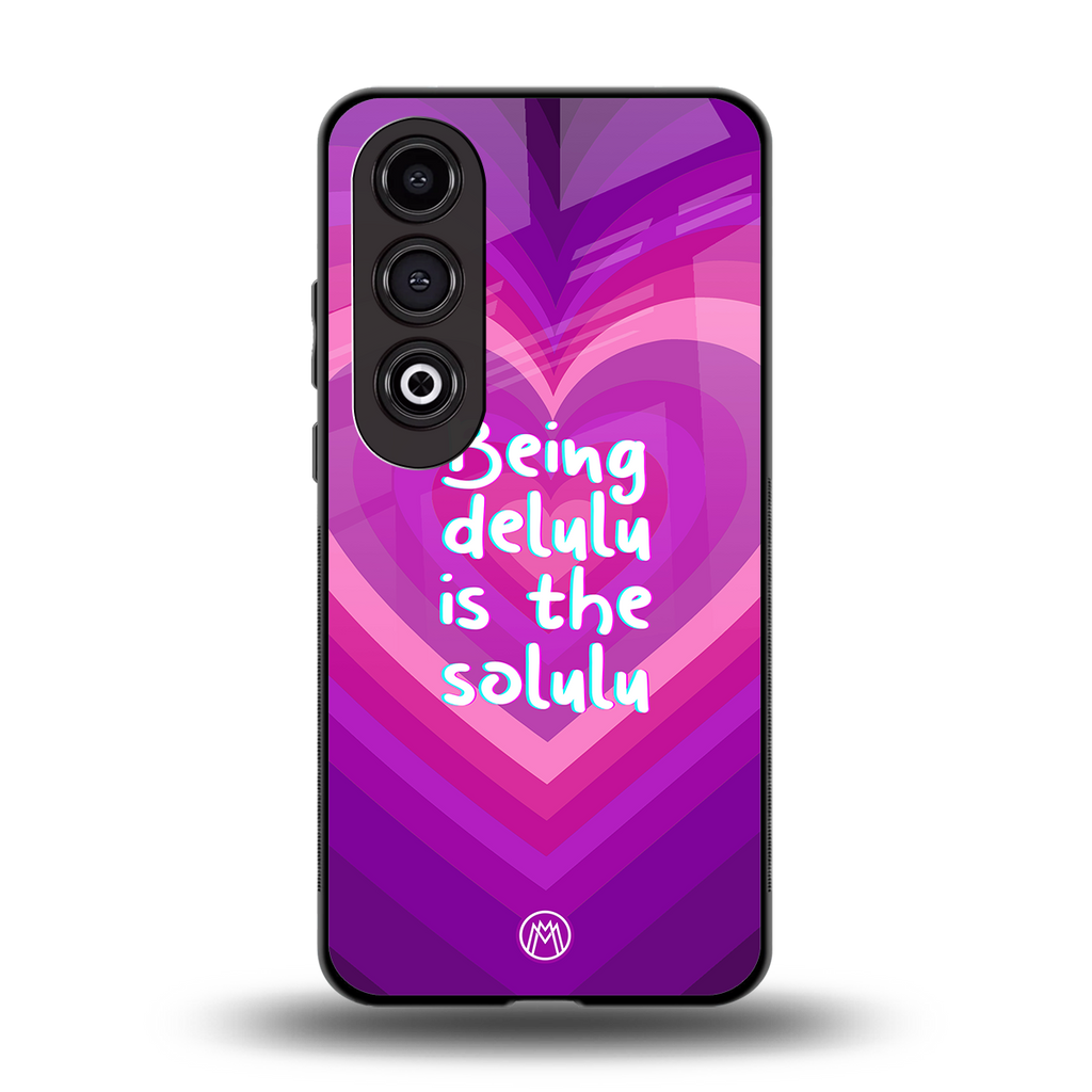 delulu is the solulu back phone cover | glass case for oneplus nord ce 4